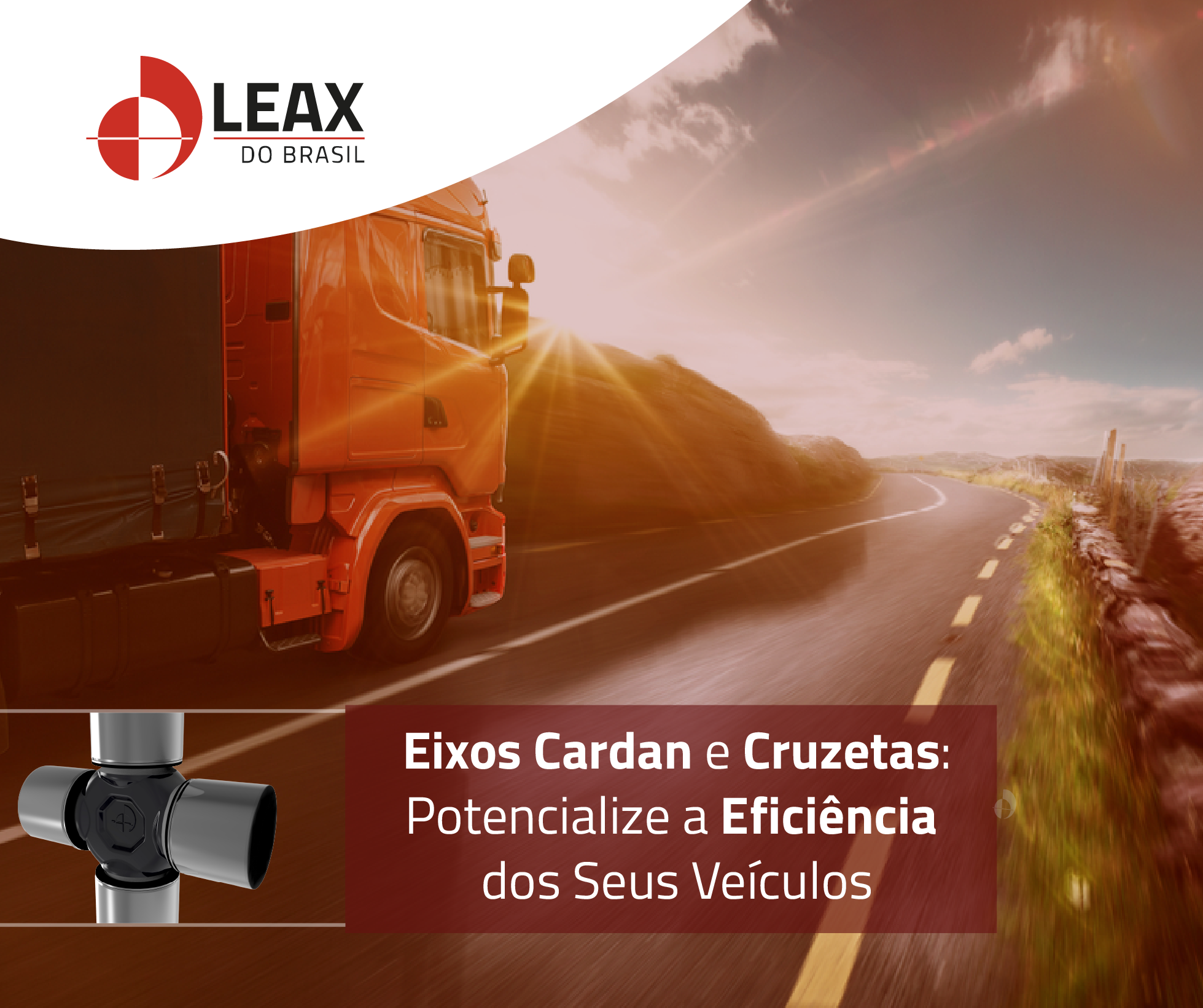 Imagem de caminhão e cruzeta