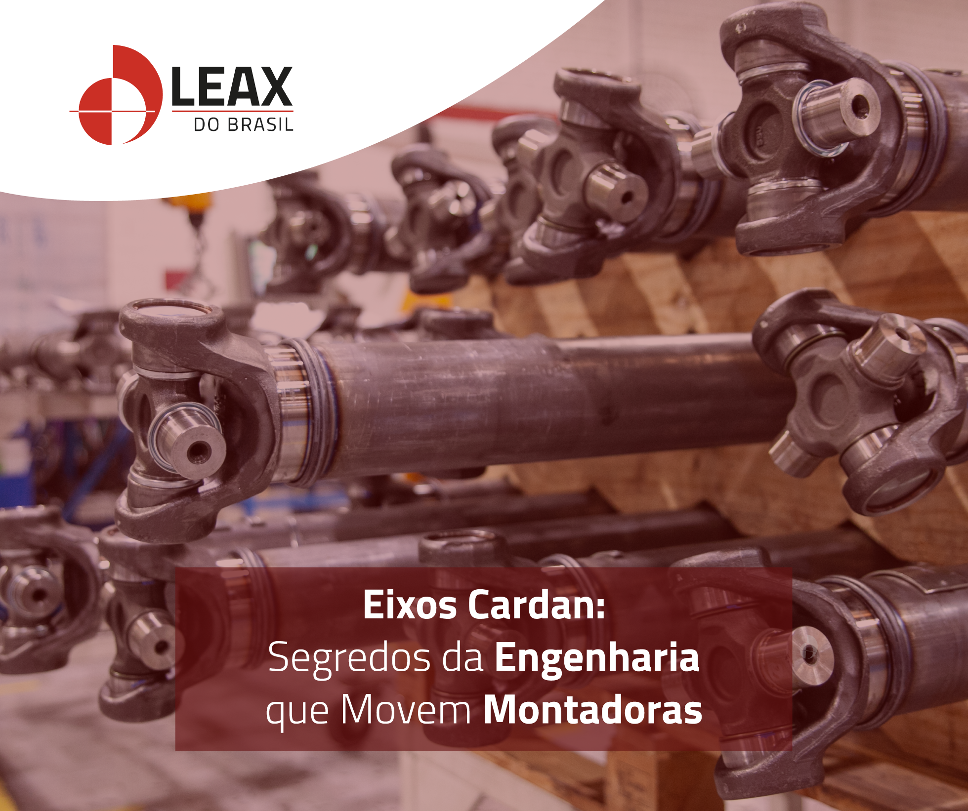 Imagem de eixos cardan Leax na fábrica